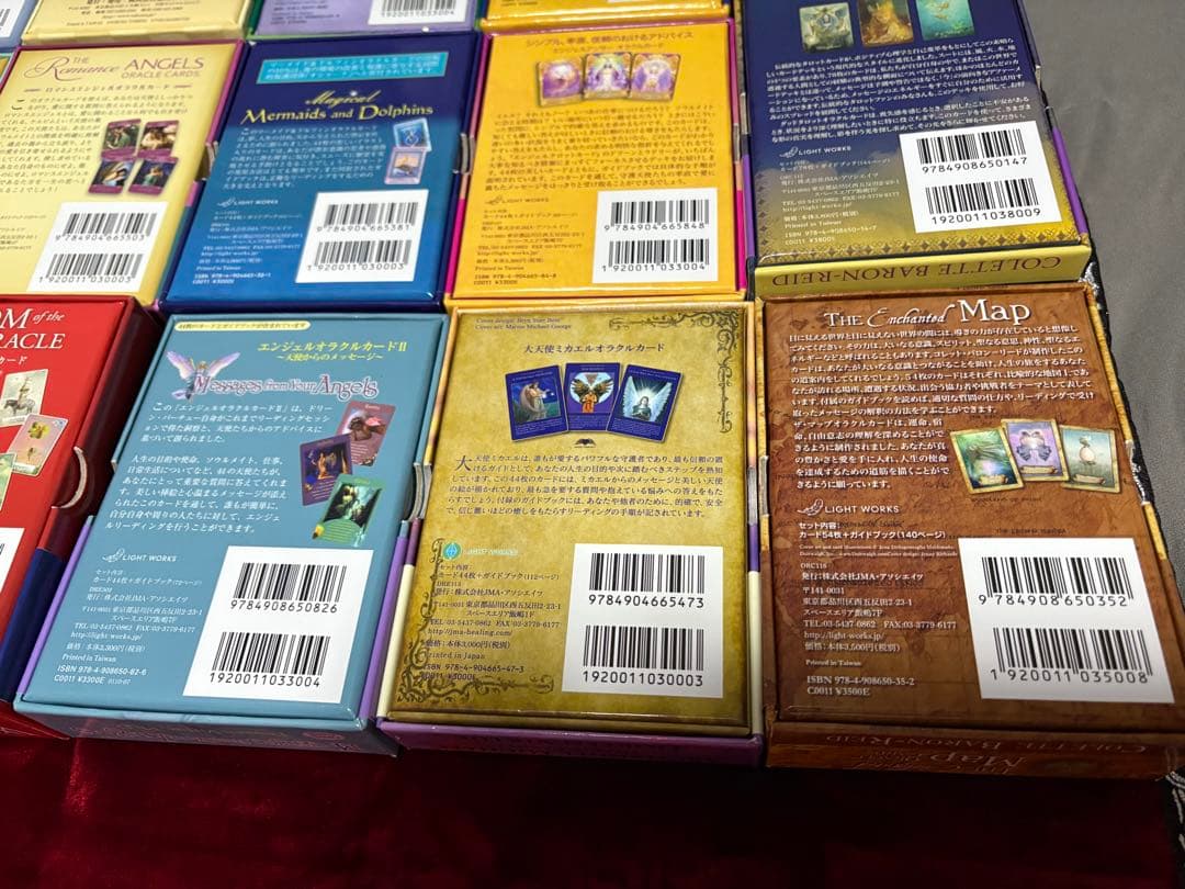 ロマンスエンジェルオラクルカード　全部で18点