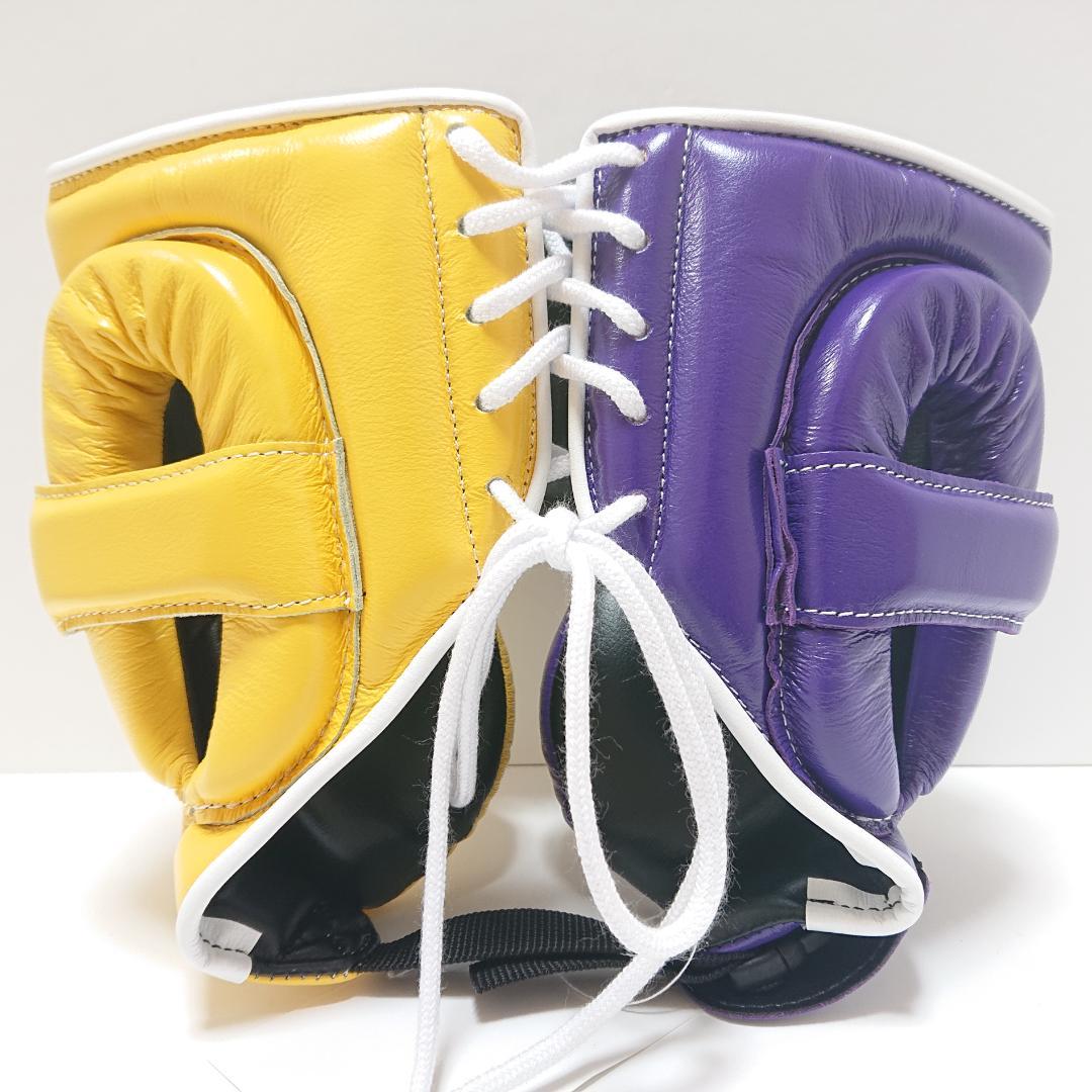winning ウイニング ボクシング ヘッドギア L 紫黄 FG-2900 - メルカリ