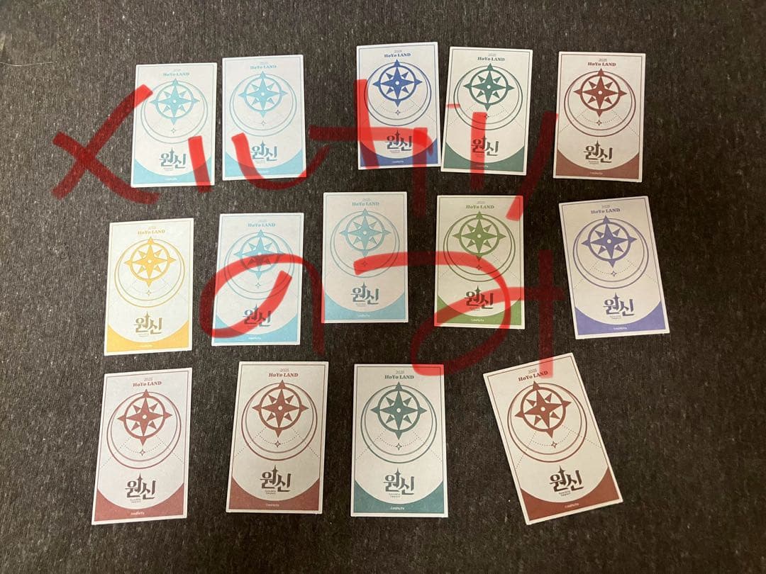 原神 韓国 ホヨランド おみくじ まとめ売り