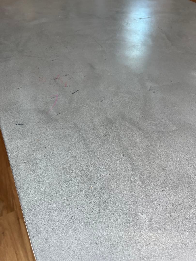 モールテックス ダイニングテーブル 長方形　コンクリート アイアン脚