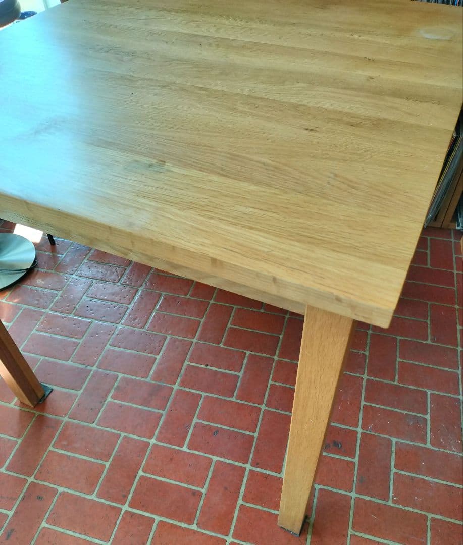 無印良品 MUJI 無垢材テーブル オーク材　幅80cm