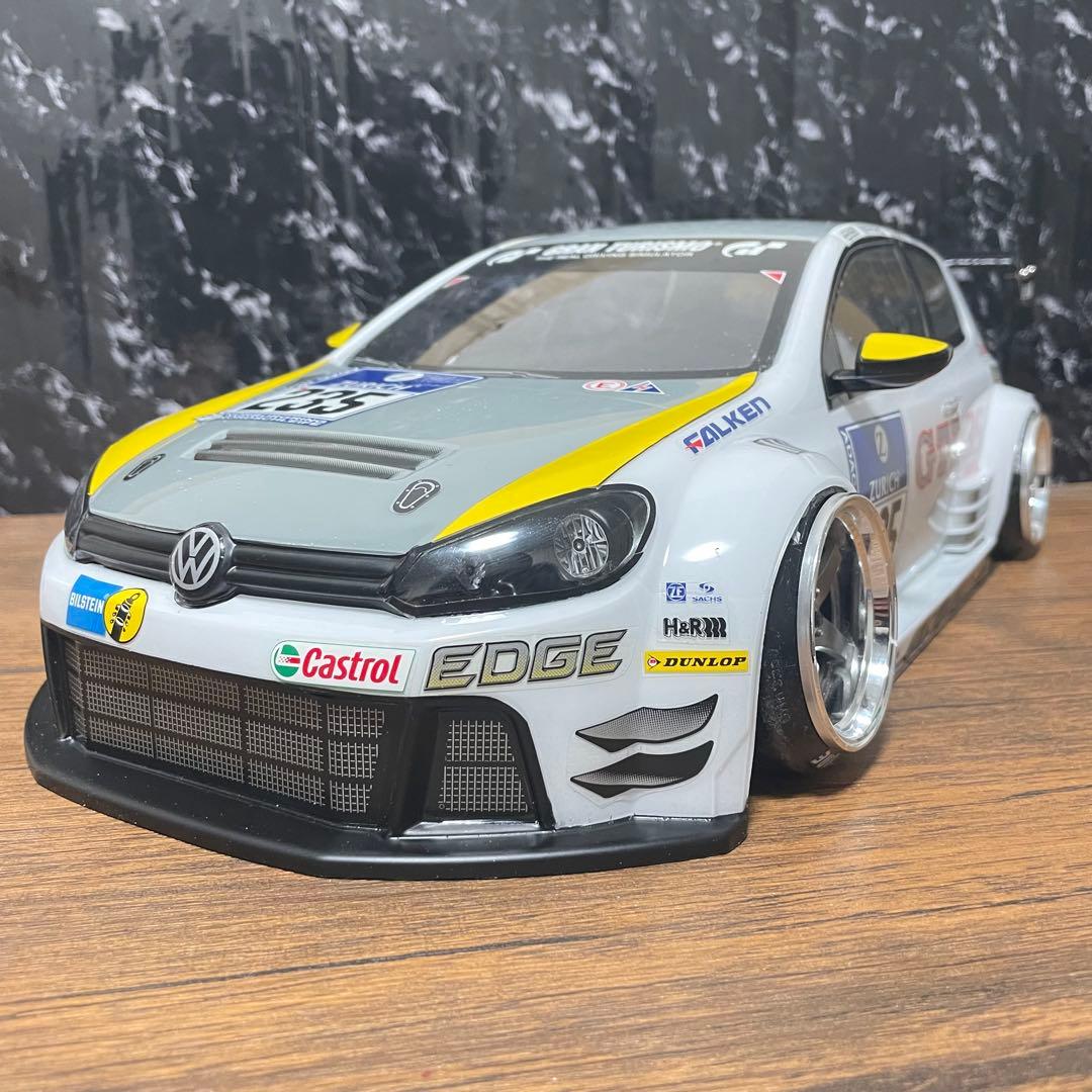 vw フォルクスワーゲン ゴルフ24 1/10ラジコンボディツーリング　タミヤ