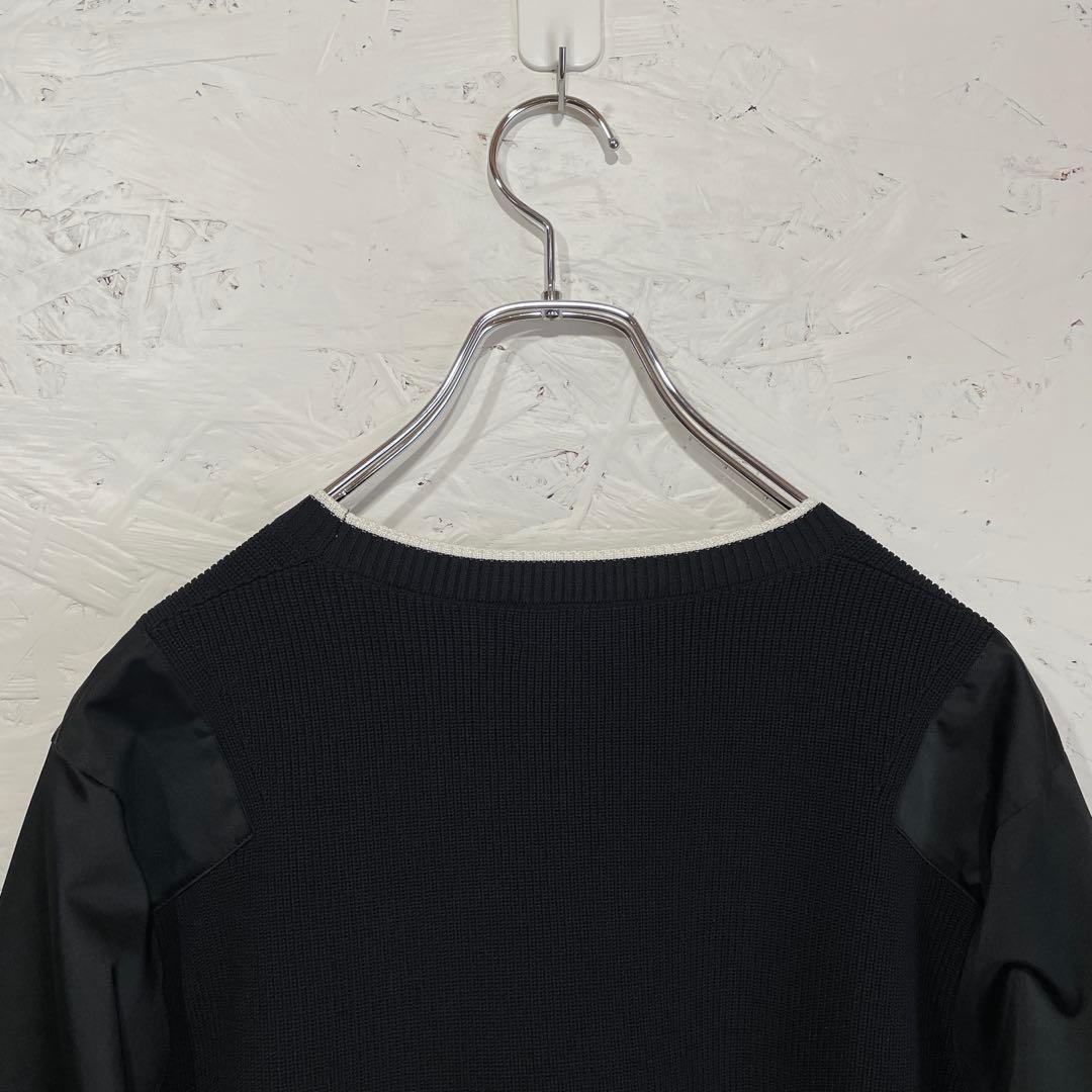 ゴルフウェア【LANVIN sport】袖切替リブワンピース　長袖ワンピース42