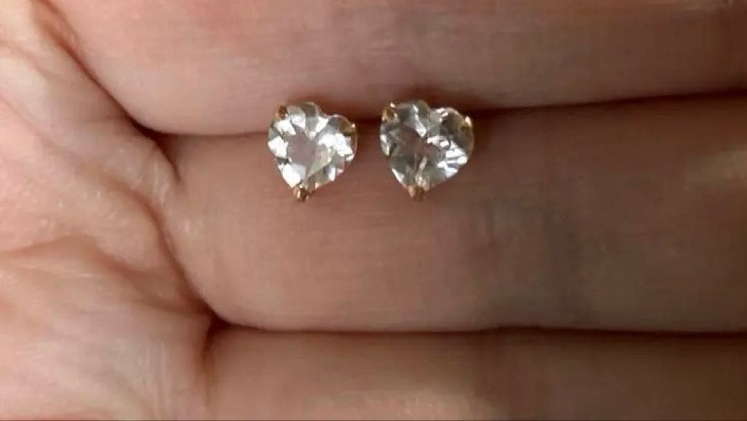 miiiii様　k18PG モルガナイト 1.0ct ピアス