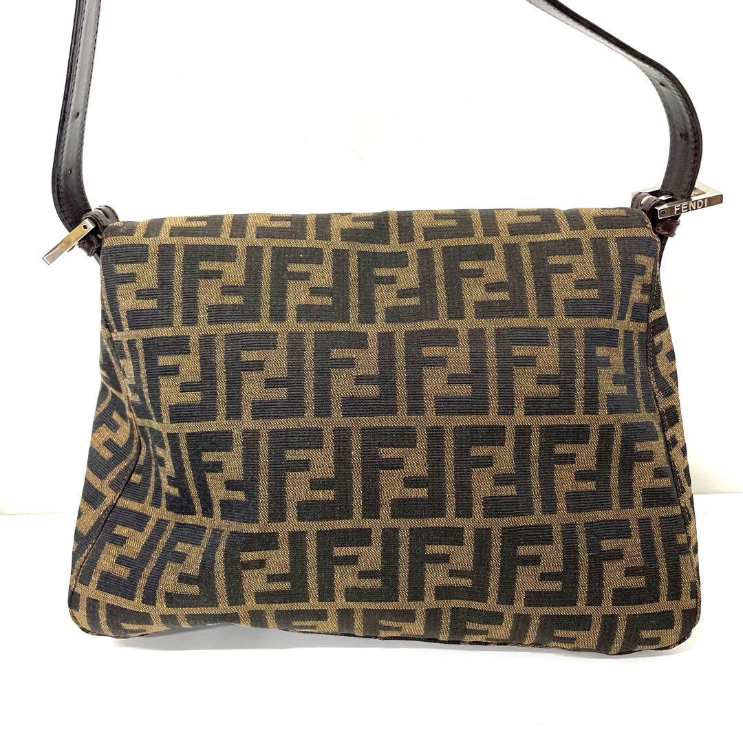 【TK】FENDI フェンディ マンマバケット ワンショルダーバッグ ズッカ柄