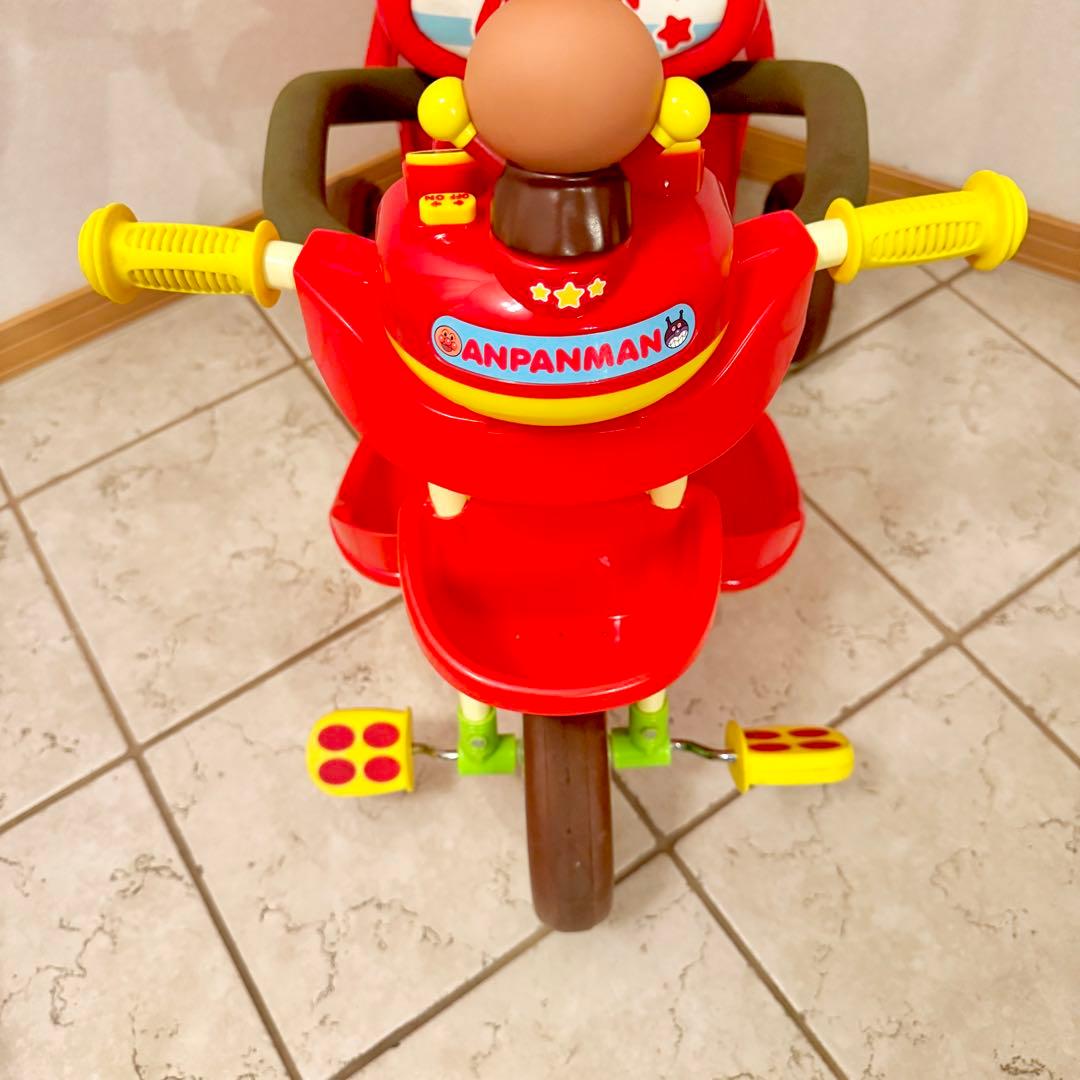 ✨極美品✨】アンパンマンデラックス 三輪車 おもちゃ完動品 ✨極美品