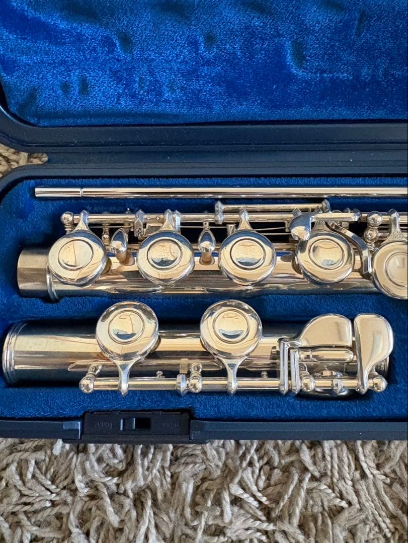 YAMAHA フルート本体 銀製 ケース付き