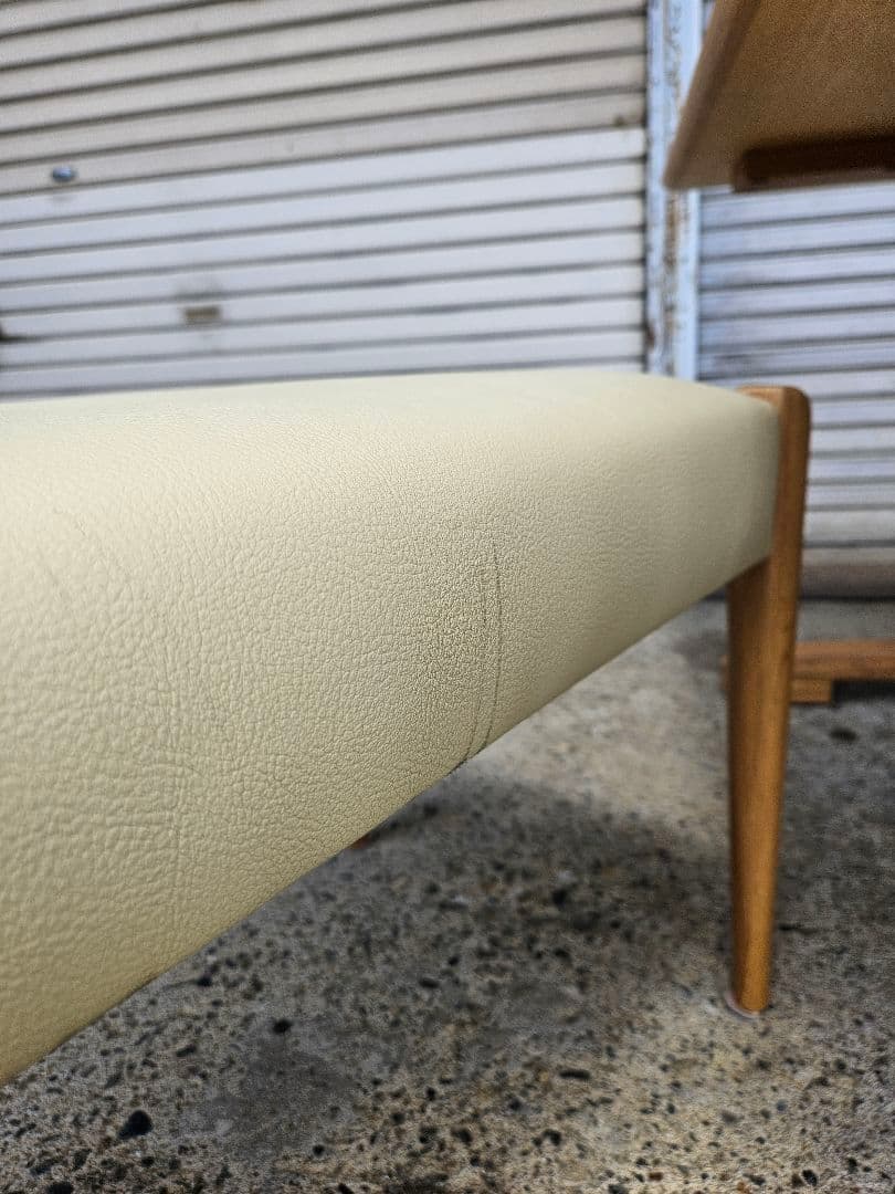 朝日木材加工 オーク材 ダイニングセット テーブル ベンチ 連結椅子 2脚セット