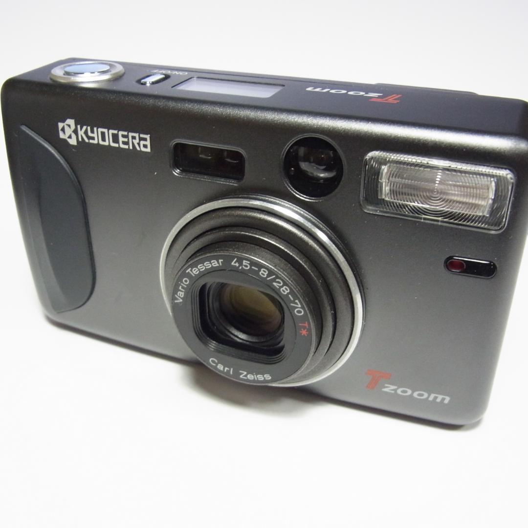 カール・ツァイス搭載 フィルムカメラ 京セラ T zoom Kyocera 京セラ T