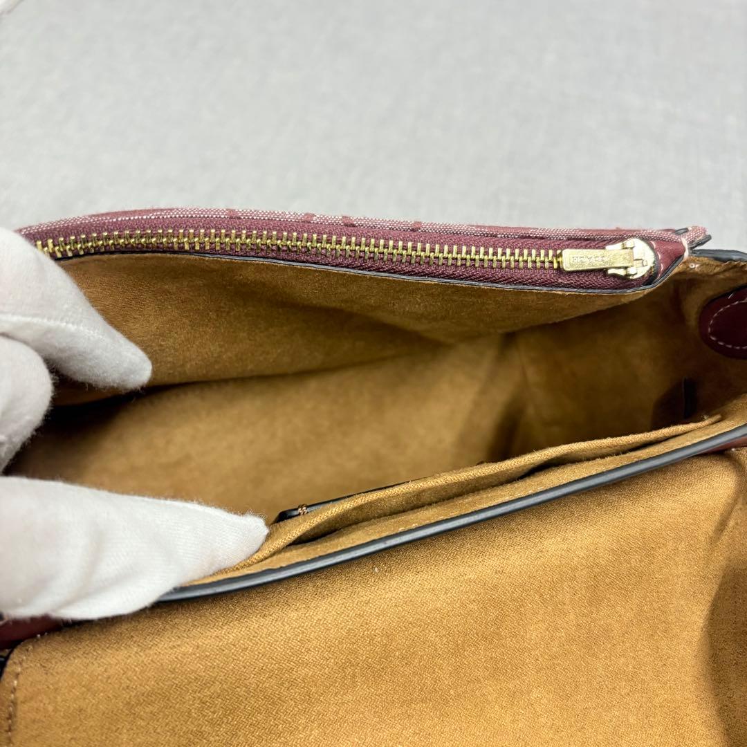 美品 COACH コーチ ハンドバッグ モーガン ショルダーバッグ シグネチャー