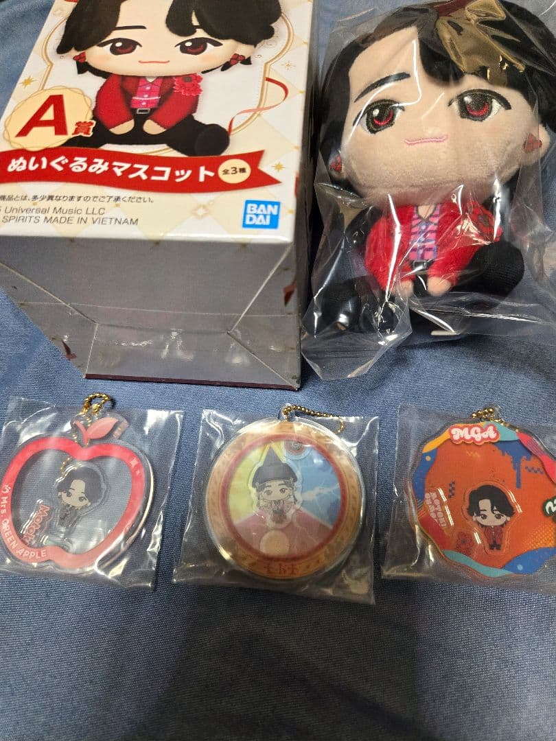 一番くじ Mrs. GREEN APPLE A賞 F賞三点セット 大森元貴