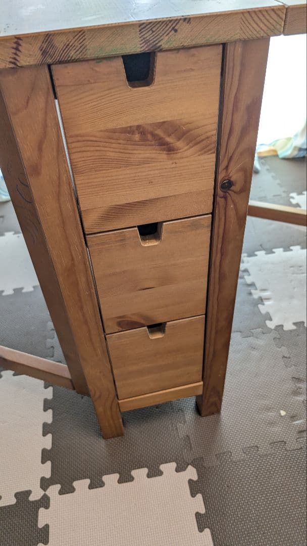 愛知県　引き取り限定　廃盤カラー　IKEA ノールデンゲートレッグテーブル