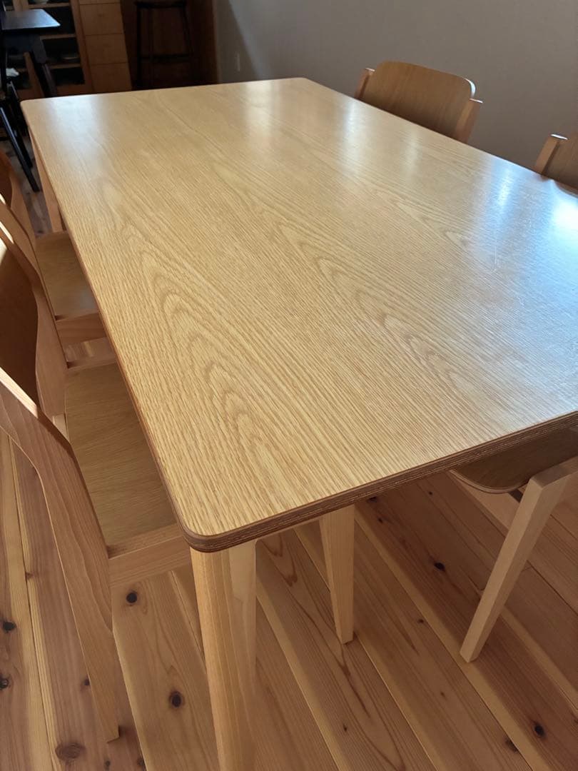 天童木工　水之江忠臣　ダイニングテーブル　グッドデザイン賞