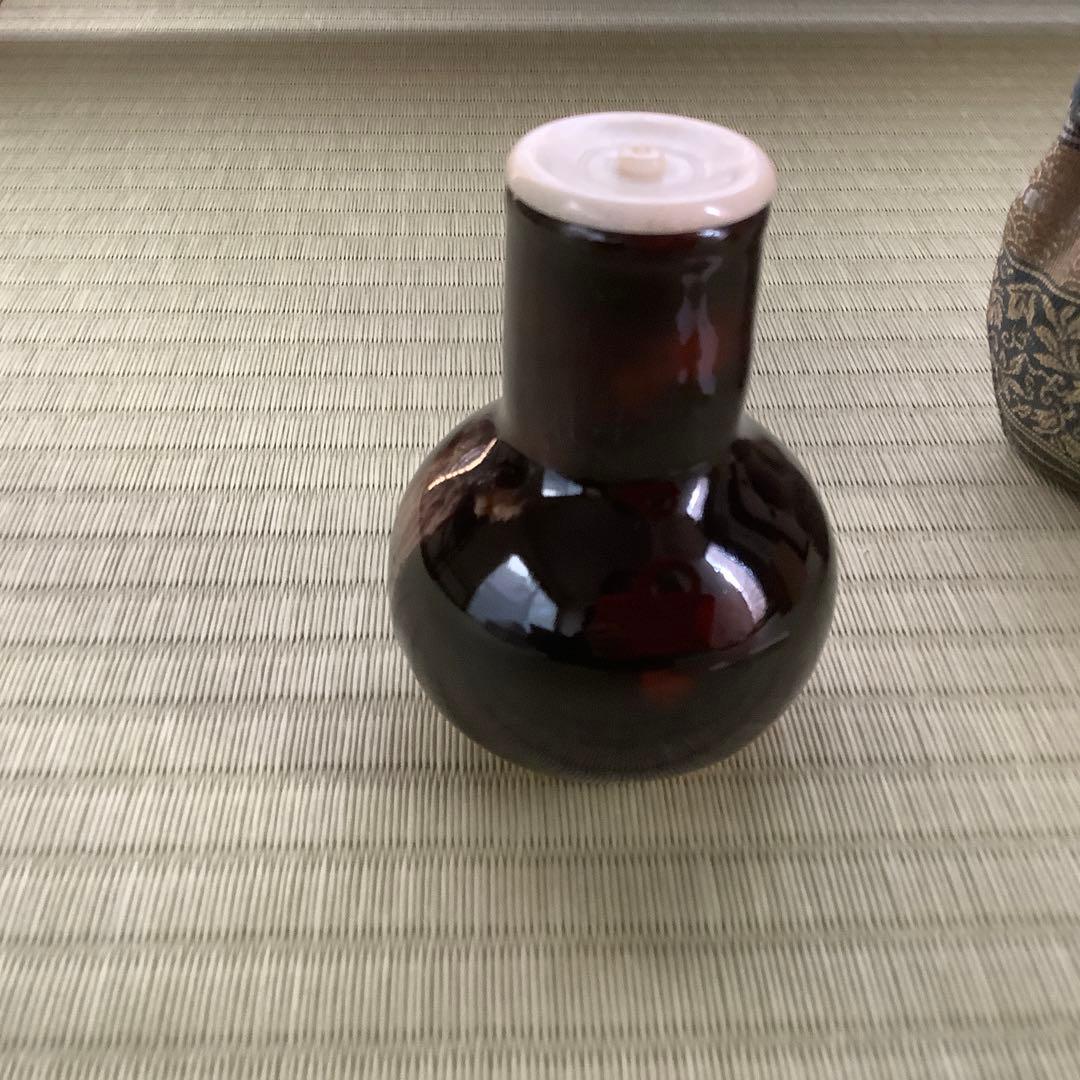 桶谷定一作　鶴首茶入　美品‼️