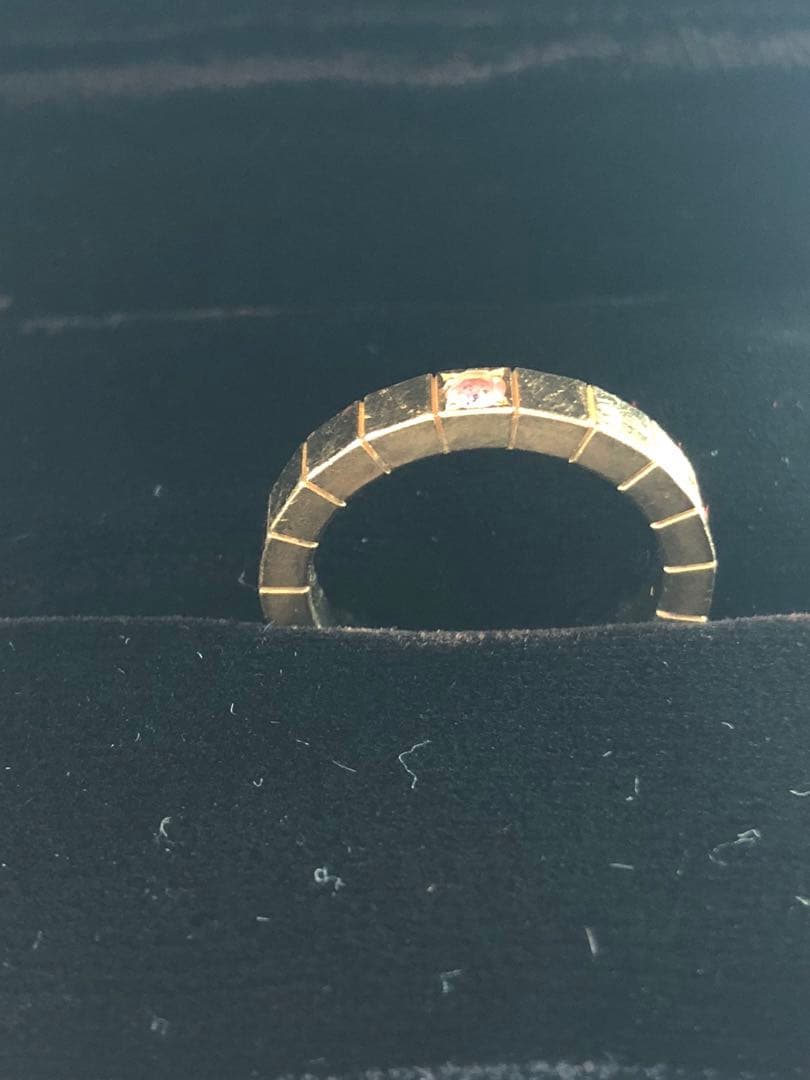 【値下げ】カルティエ　ラニエールリング　ピンクサファイア　48サイズ