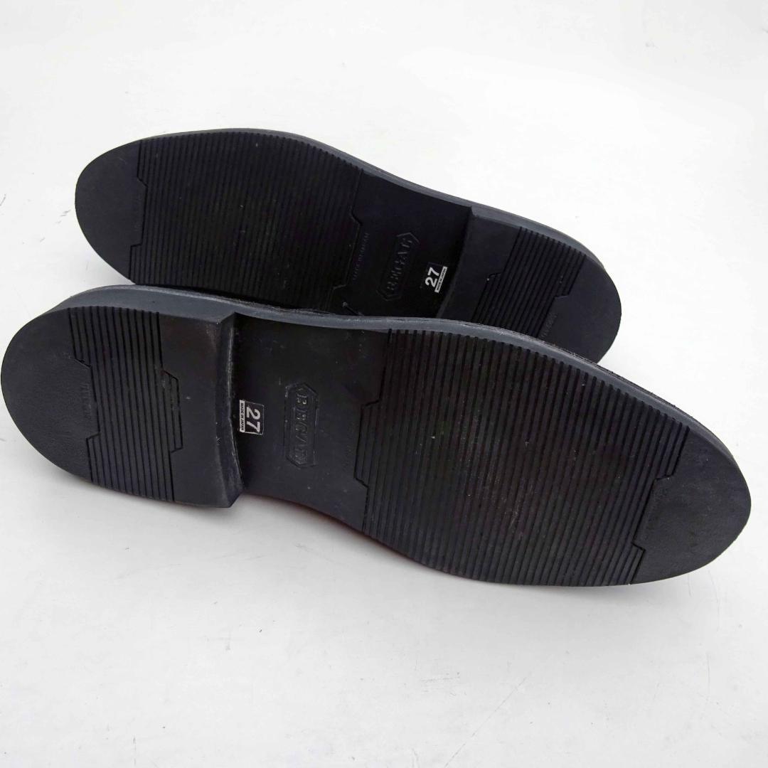 美品リーガル JU13 プレーントゥシューズ ブラック 27cm ビジネス箱あり