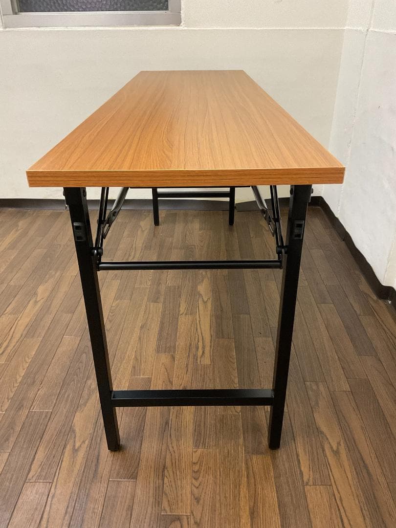 中古】会議テーブル折りたたみ 棚付き W150×D45×H70cm 長机 M③ 楽天市場】