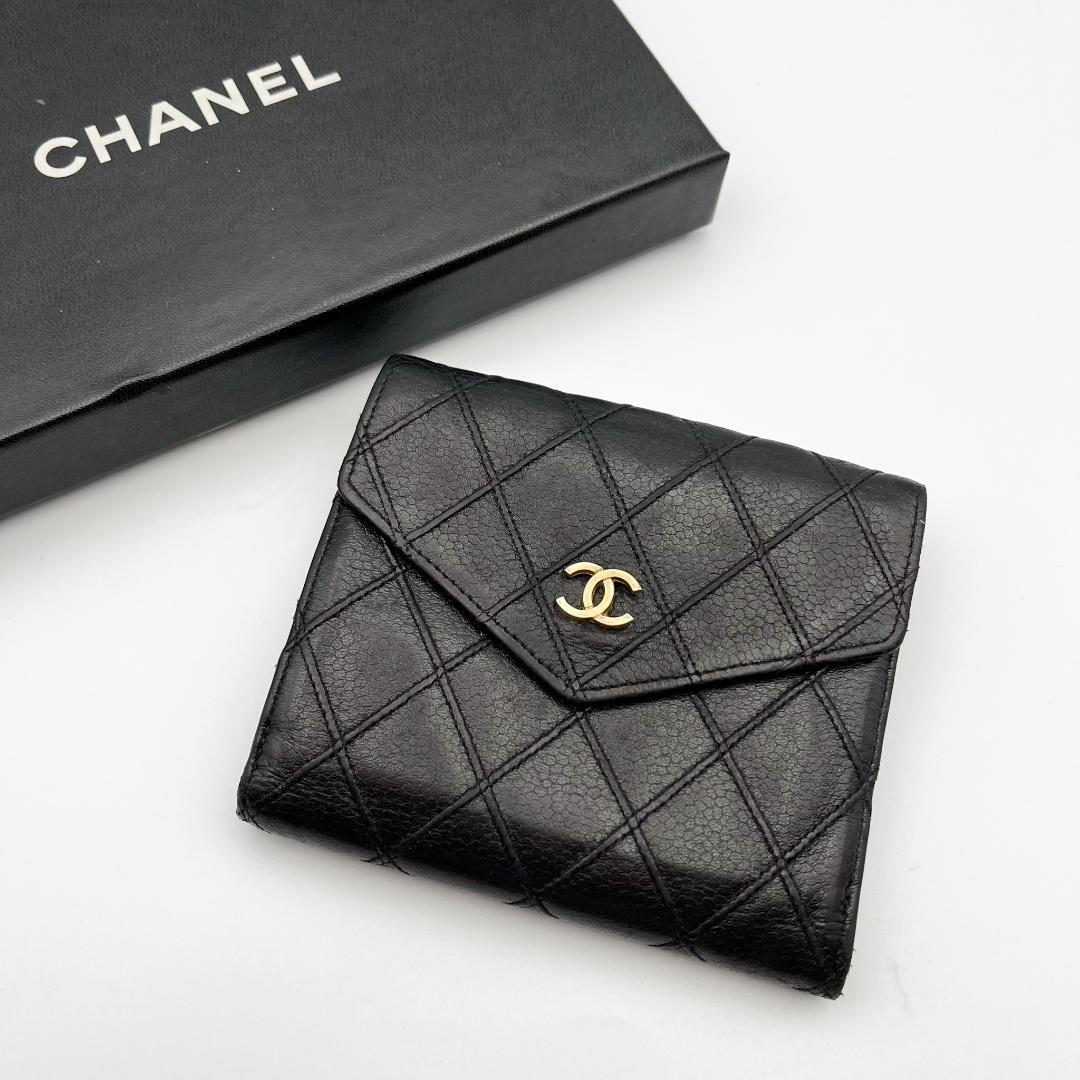 ♥シャネル♥ビコローレ ダブルホック折財布