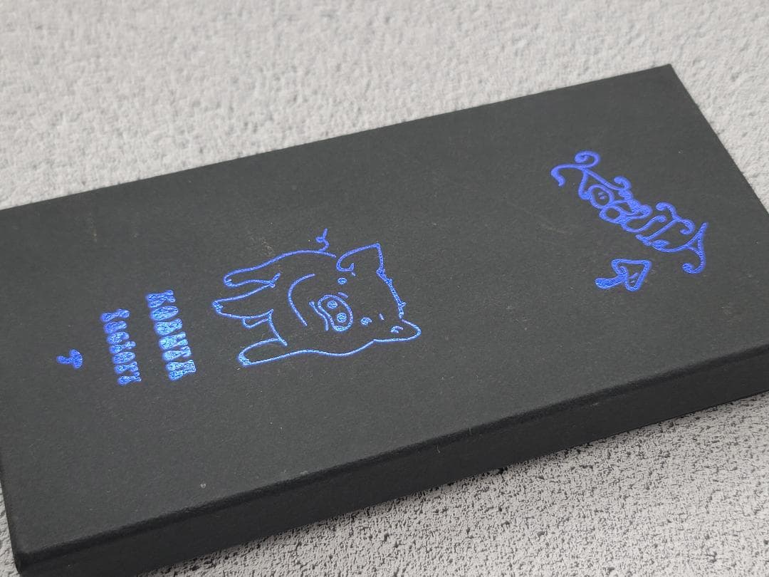 新品　こぶた工房　黒檀瘤　極上杢　シャープペンシル0.5