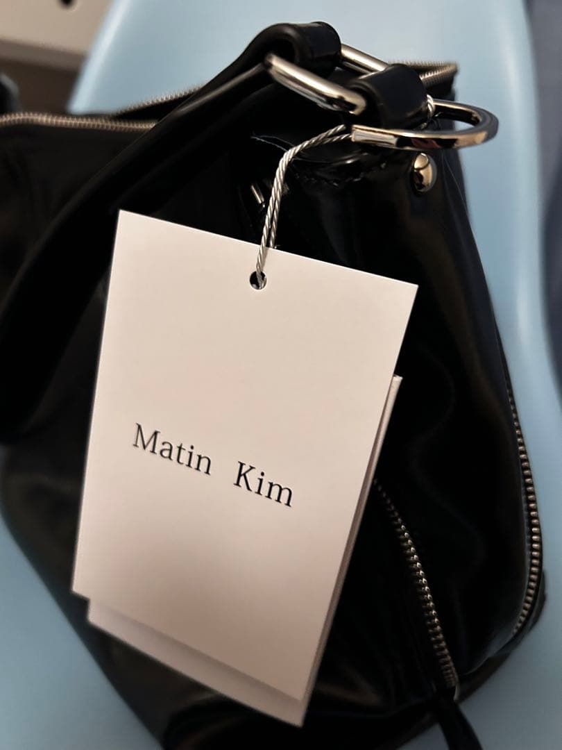 MATIN KIM SIDEZIPPER SHOULDER BAGマーティンキム