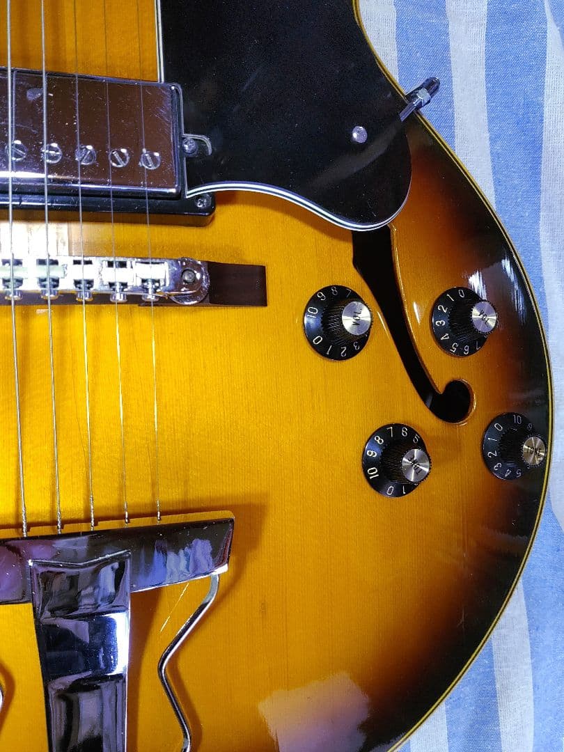 Greco S-50 グネコロゴの ES-175タイプの美品フルアコ少し難アリ