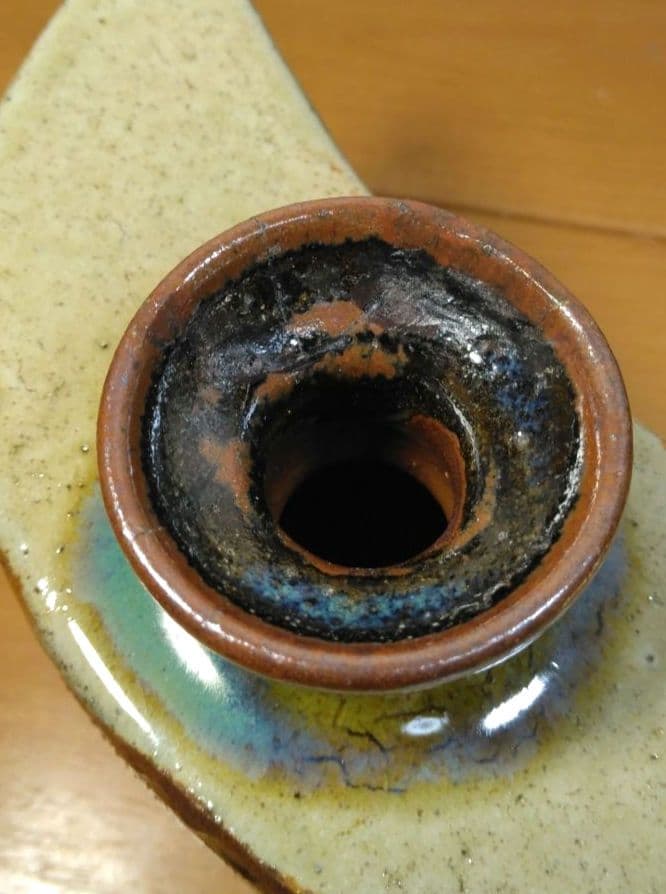 人間国宝 金城次郎 魚紋抱瓶 栞 共箱 壺屋焼 壷屋焼 やちむん