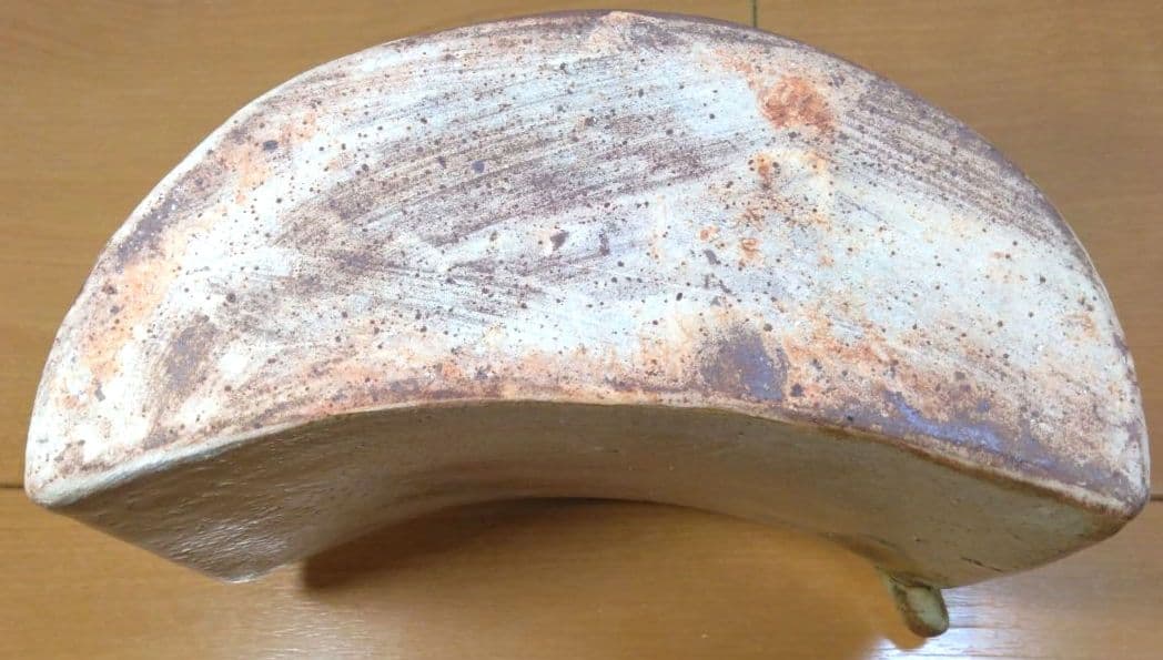 人間国宝 金城次郎 魚紋抱瓶 栞 共箱 壺屋焼 壷屋焼 やちむん