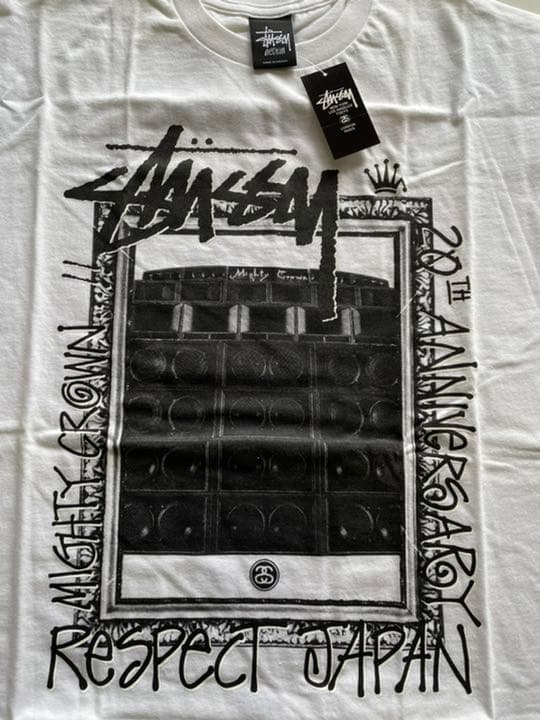 Stussy Mighty Crown 20周年記念Tシャツ サウンドシステム