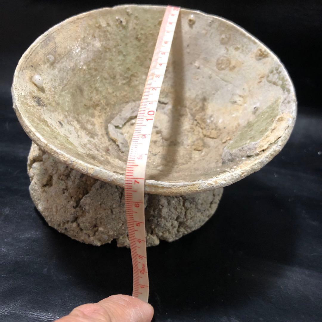 超珍品◾️蔵から超激レアな素焼きの台座が残った雰囲気