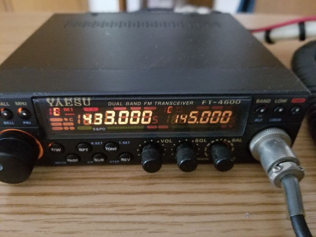 YAESU FT-4600 デュアルバンドFMトランシーバー 本体のみ ほぼ新品