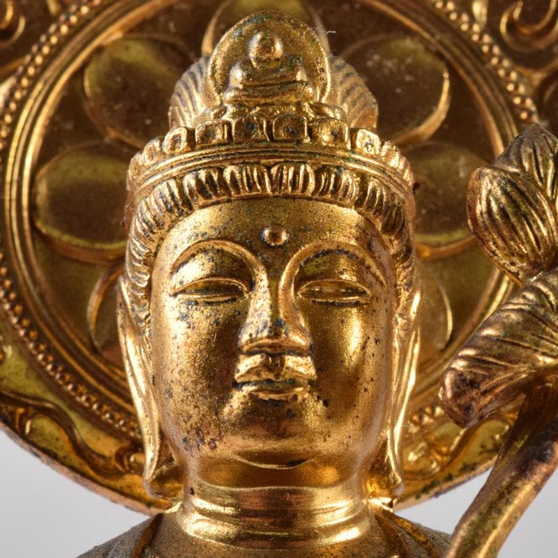 Bd-akioto　観音菩薩像　懐中仏　２体　観音開逗子付　V　7982