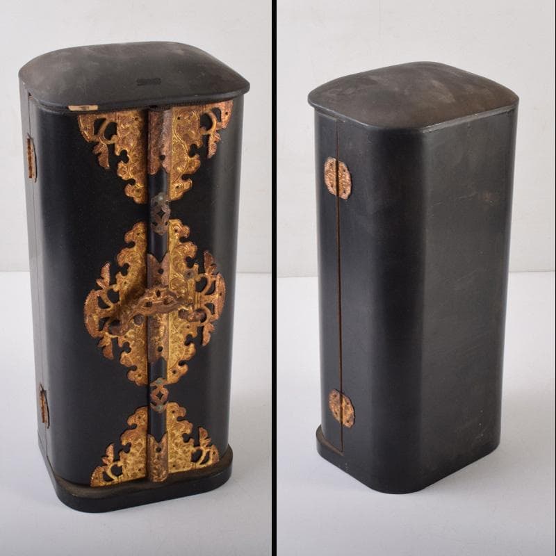 Bd-akioto　観音菩薩像　懐中仏　２体　観音開逗子付　V　7982