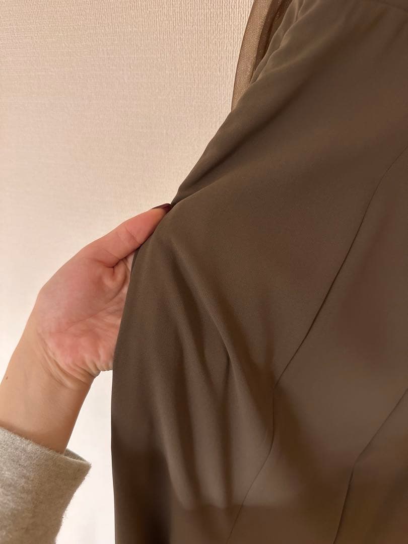 Kastane オケージョンドレス 結婚式 / チュールレイヤードベアドレス