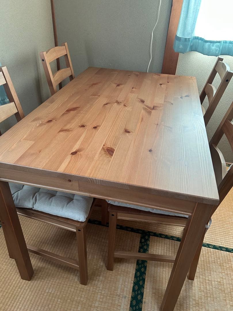 ★ 美品 引取希望 IKEA ヨックモック テーブル チェア セット ★