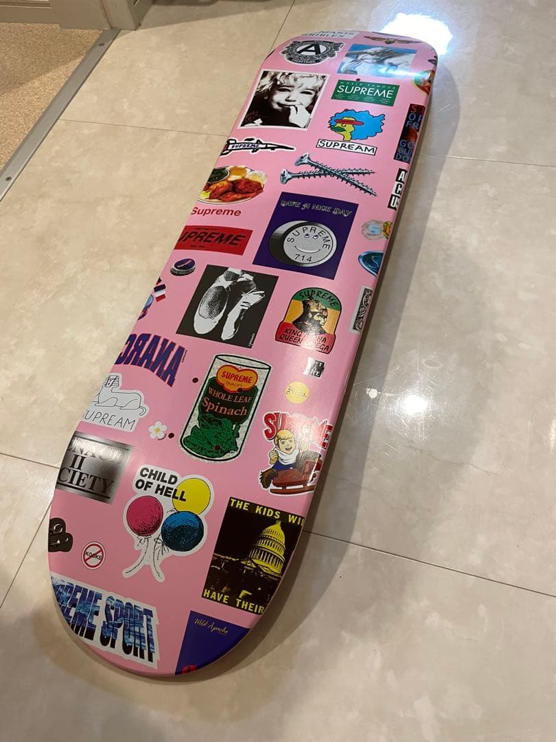 Supreme 2021SSステッカーアート ピンクデッキ