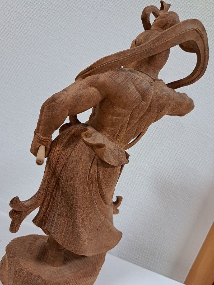 旧蔵巨大純銅製金メッキ葫蘆ふくろう細工彫刻置物供奉 供養 インテリア