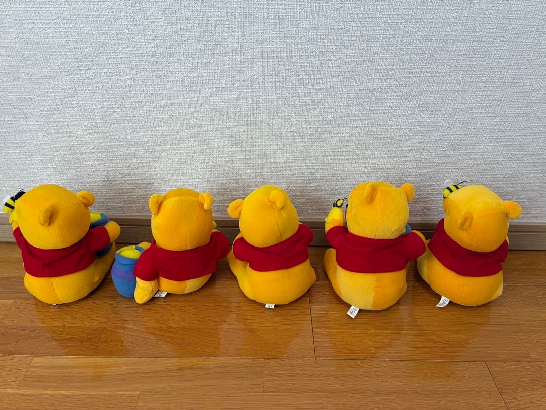 くまのプーさん ぬいぐるみ 5体セット