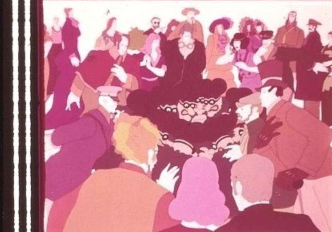 ビートルズ：イエローサブマリン 35mm映画フィルム 連続5コマ Beatles