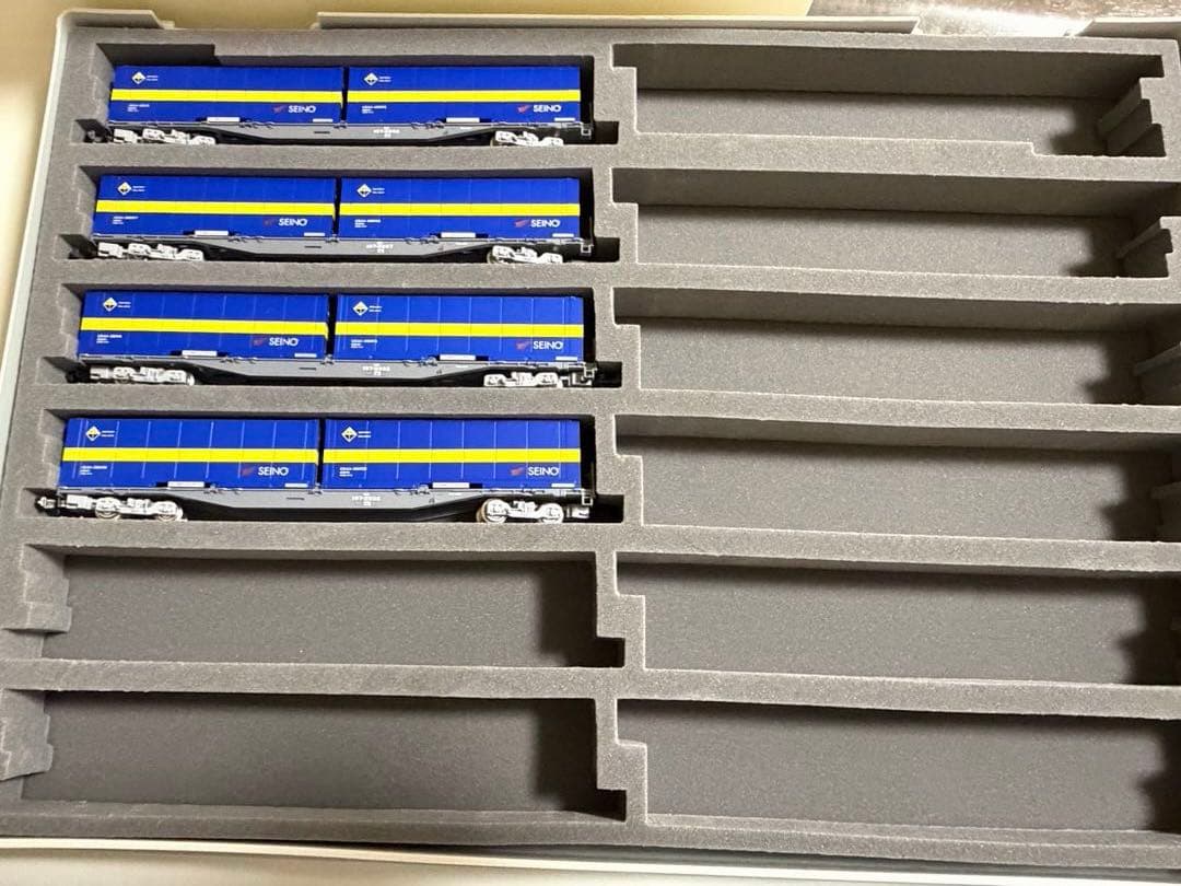 Nゲージ　TOMIX 97902 コキ107 貨車　増備型　西濃運輸コンテナ付