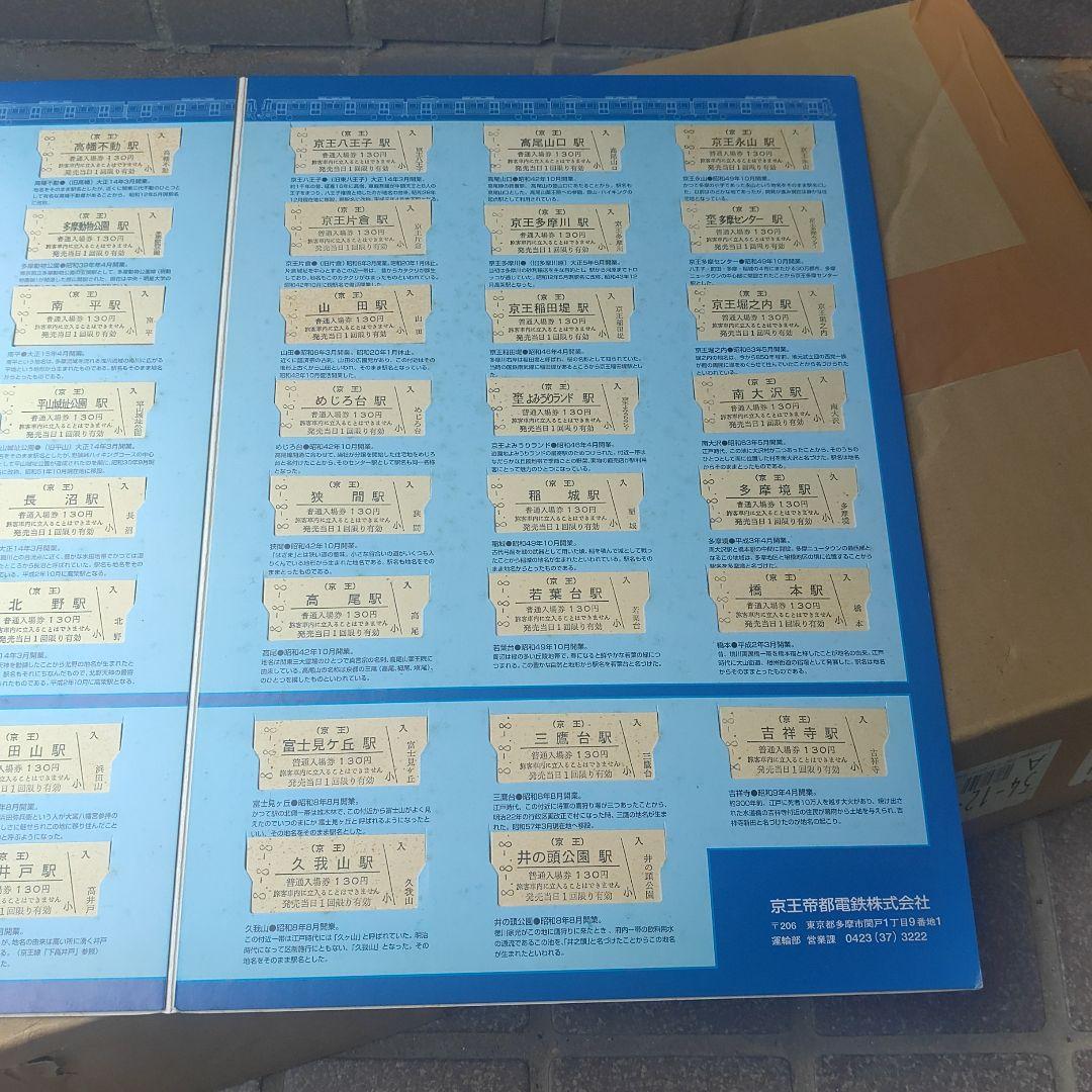 【京王電鉄】使用済　平成８年８月８ 日　 日付入　使用済全線入場券