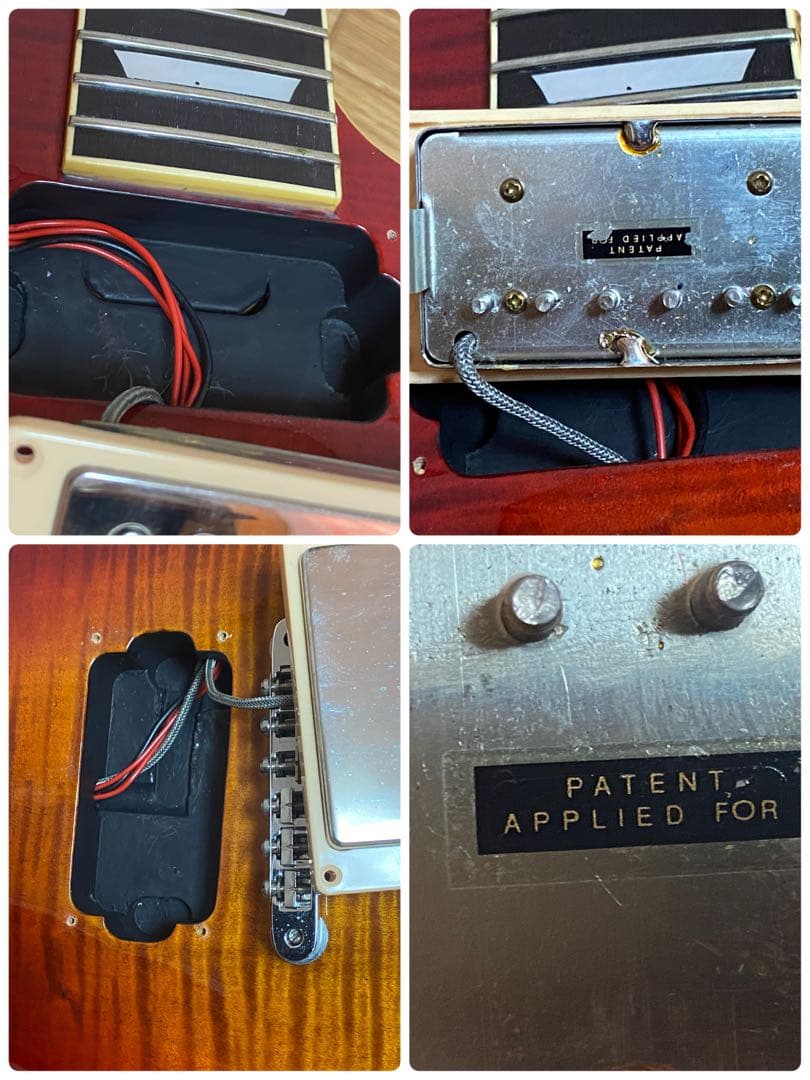 レスポールシェクタータイガーフレイムホンジュラスローズ指板1993年新品同様保管