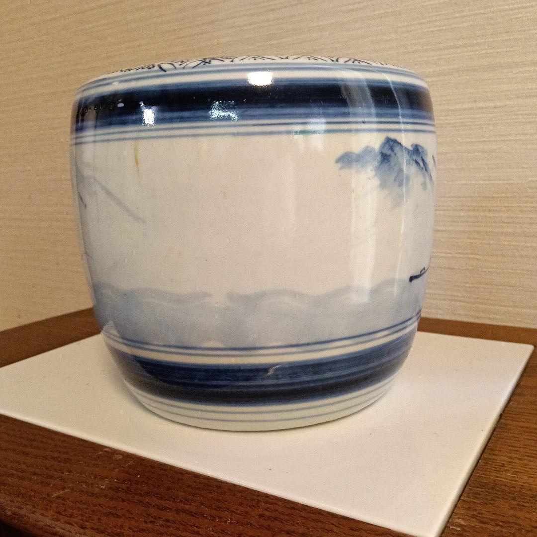 火鉢 昭和レトロ 明治 大正 金魚 メダカ 花鉢 古民具 - メルカリ