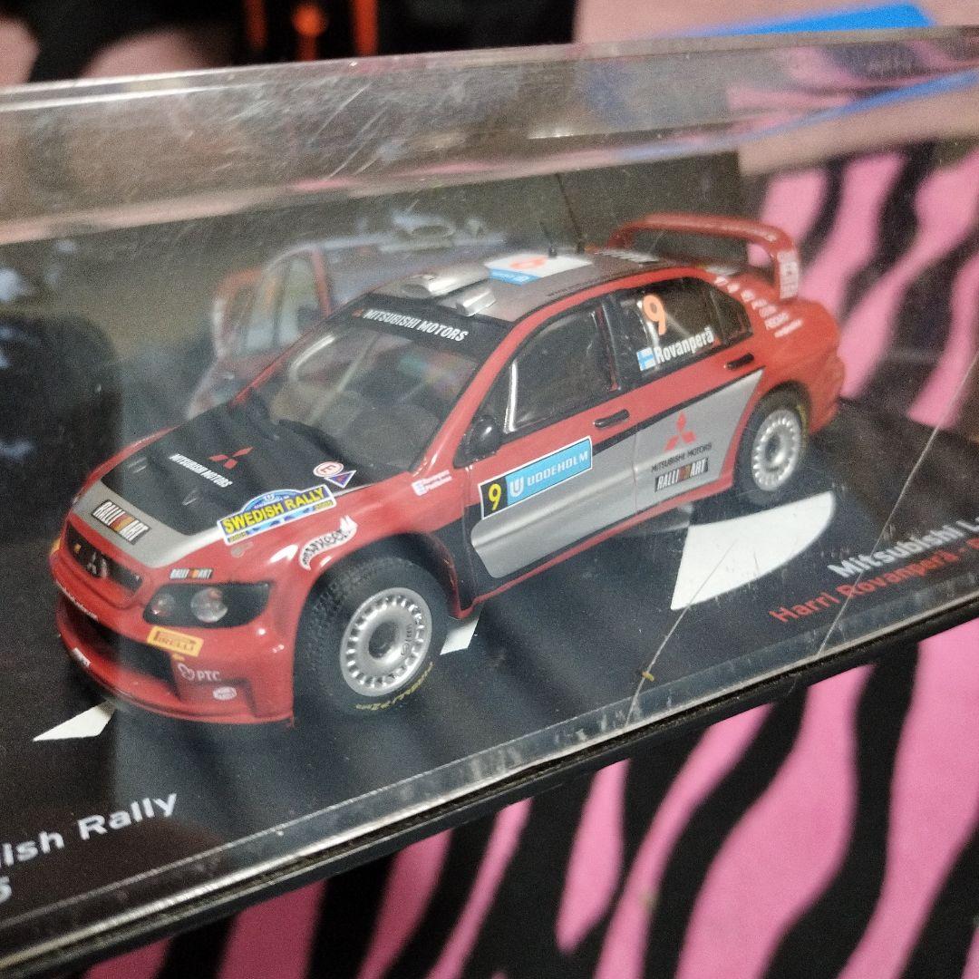 ミニカー Mitsubishi Lancer WRC Swedish Rally 2005