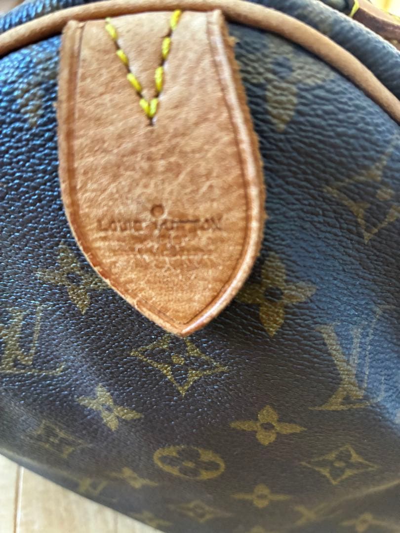 訳あり Louis Vuitton ダークブラウン ハンドバッグ