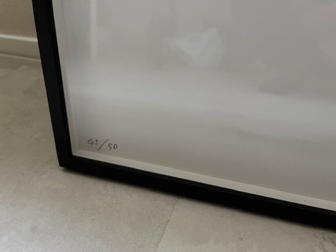 （真作）長場雄　シルクスクリーン　額装済