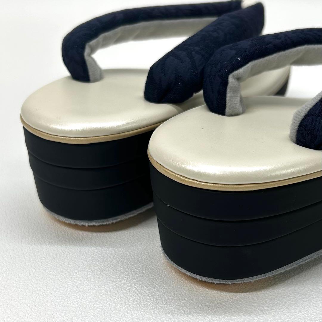 草履バッグセット　草履　バッグ紺　成人式　卒業式　新品　激安　0414②