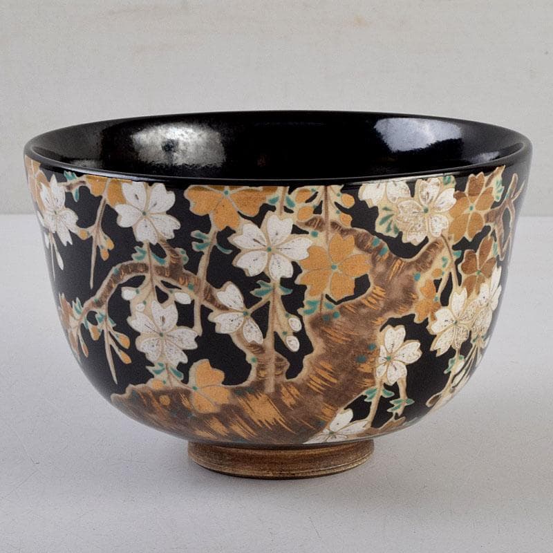 茶道具 尾形乾山作 山梅 紫陽花 茶碗 一双 共箱 V 9162