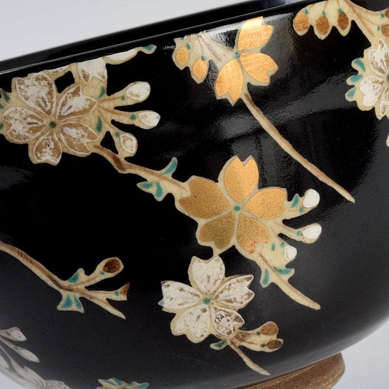 茶道具 尾形乾山作 山梅 紫陽花 茶碗 一双 共箱 V 9162