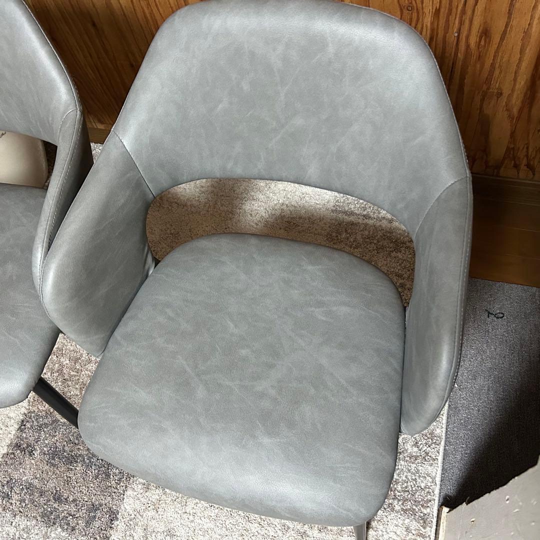 都内23区送料無料❗️タンスのゲン　バタフライテーブル　チェア2脚セット✨