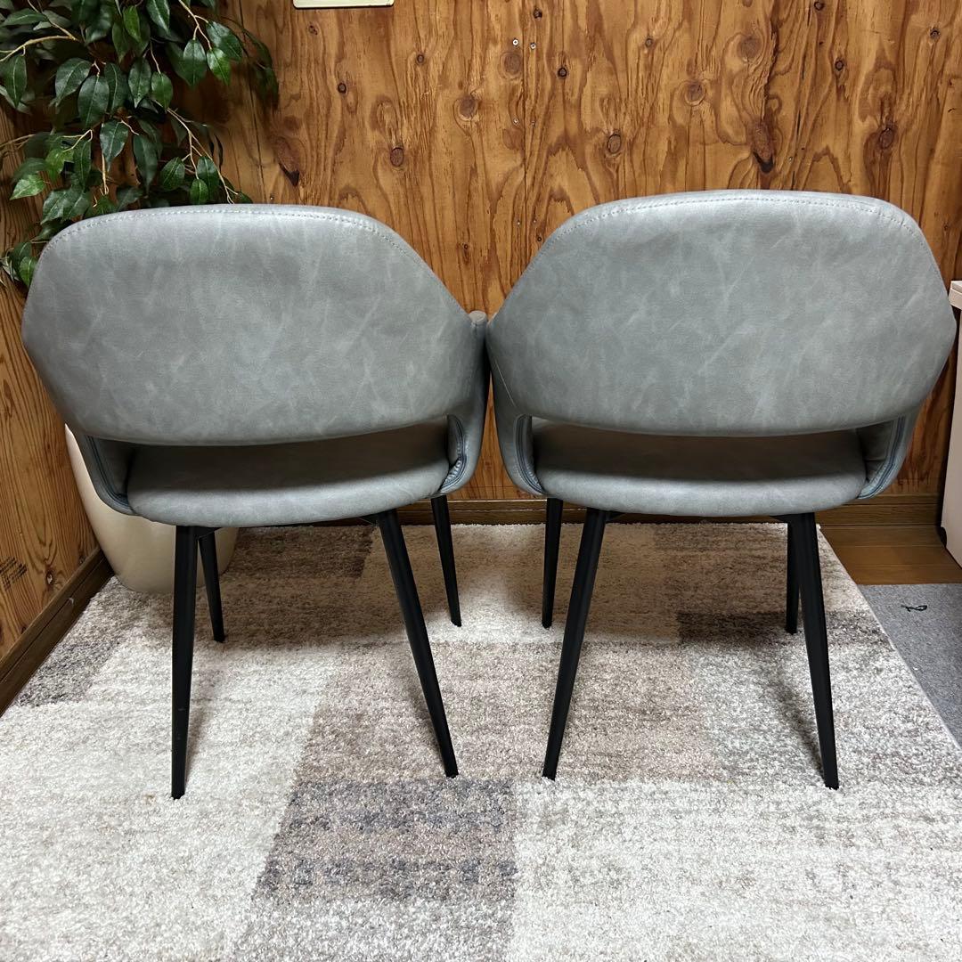 都内23区送料無料❗️タンスのゲン　バタフライテーブル　チェア2脚セット✨